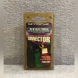 Scosche FDK106 Premium Sound Car Stereo Wiring Harness Connector Compatible with